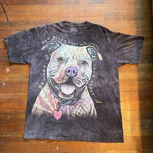 Vintage Pitbulls the mountains t shirt